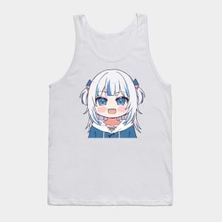 Gawr Gura Chibi Tank Top